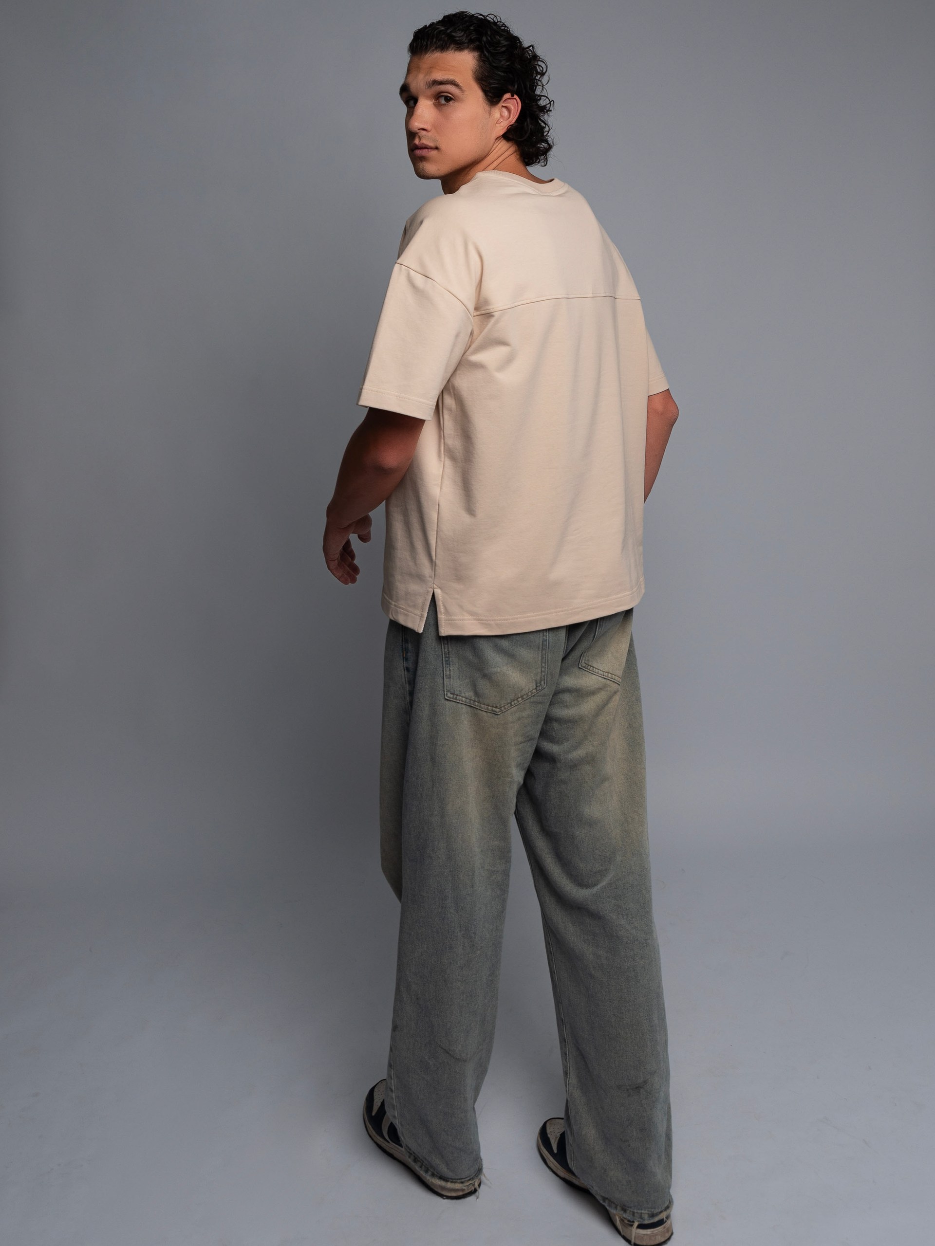 Футболка OVERSIZE BEIGE