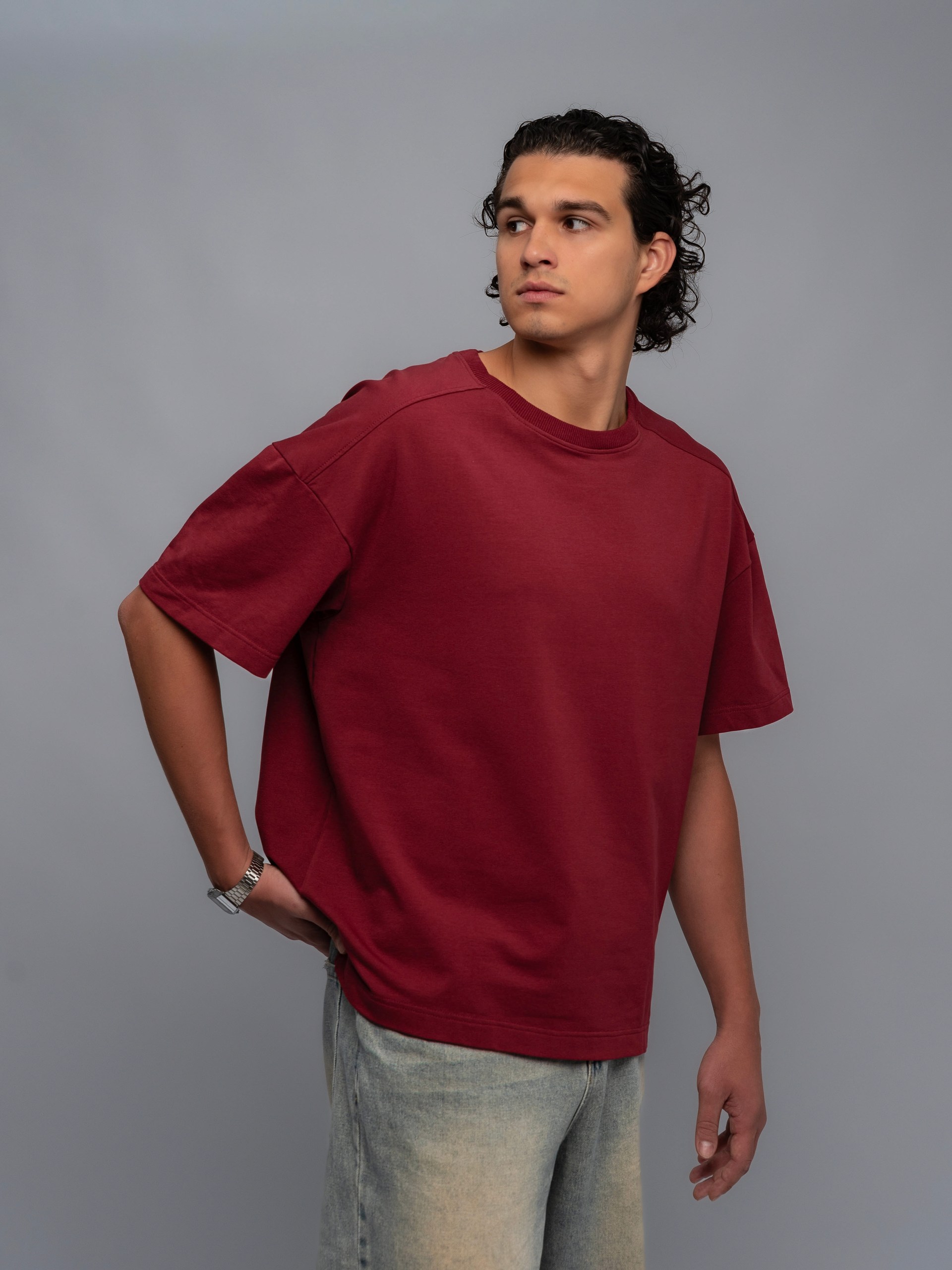 Футболка OVERSIZE BORDO
