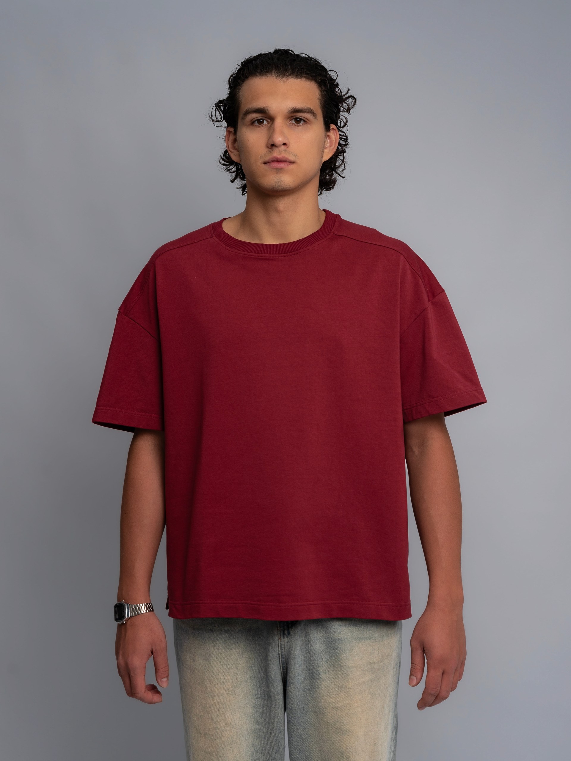 Футболка OVERSIZE BORDO