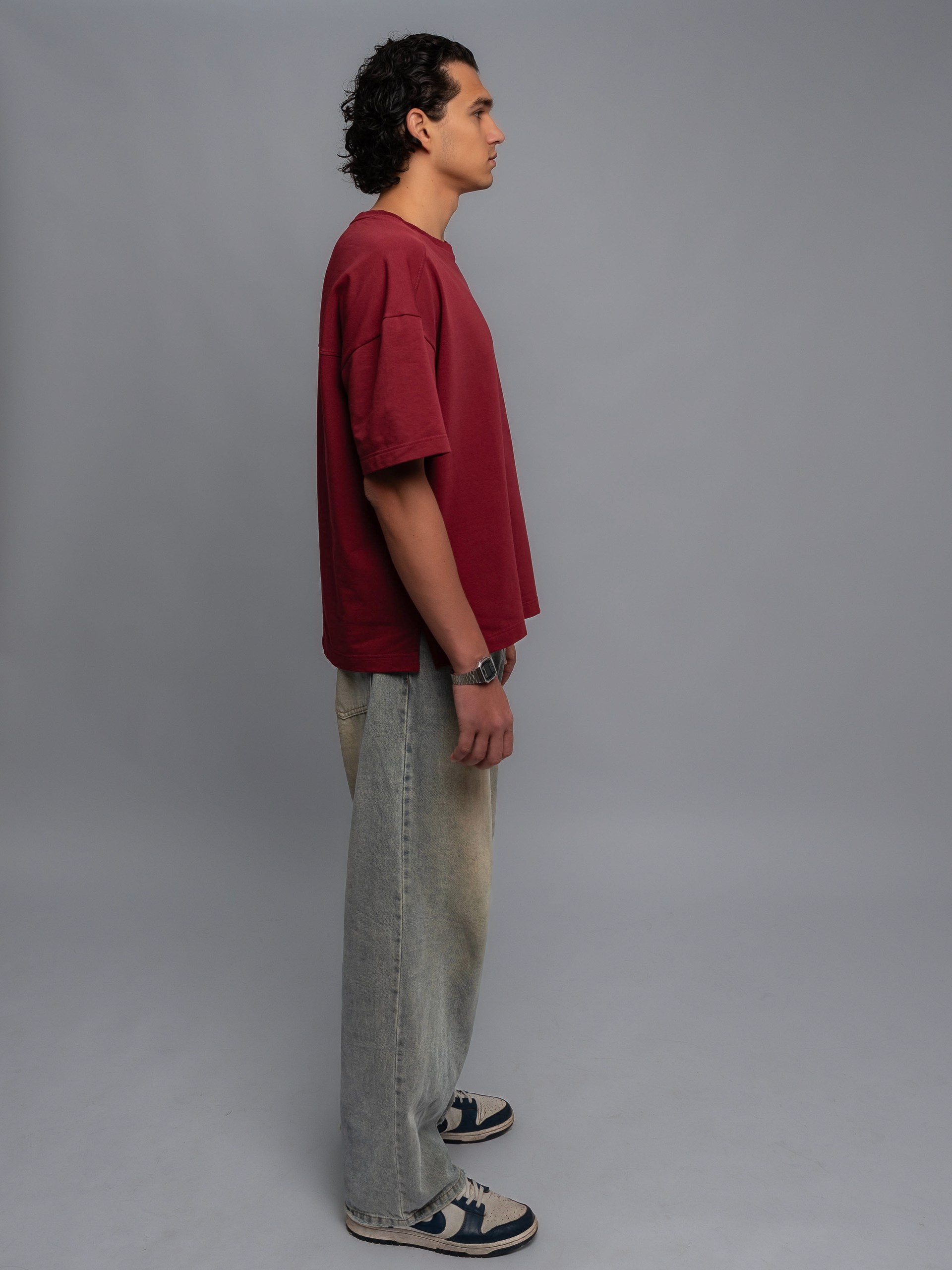 Футболка OVERSIZE BORDO